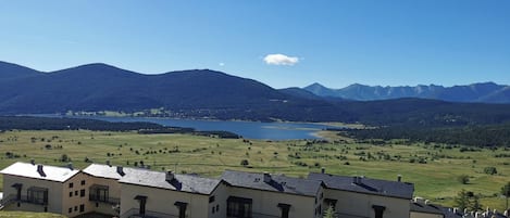 Vue depuis le balcon de l'appartement