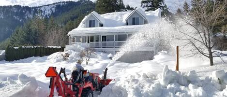 House during the winter season, LOTS OF SNOW!