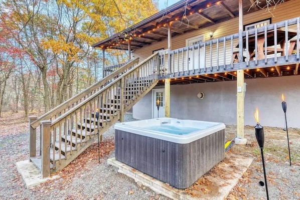 Bain à remous extérieur