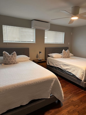 Spacious and inviting, perfect for restful nights and peaceful mornings.