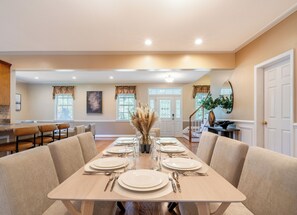 8-person dining table
