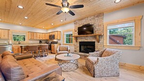 View from Living Space to Kitchen