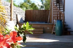 L'Orée du Maïdo - vue deck terrasse plan rapproché