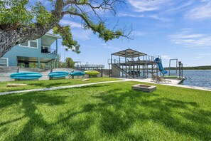 Flat, Fully Fenced Yard