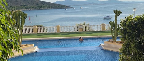 Piscina junto Mar Menor