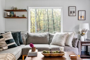 Massive bay window which puts you in the middle of the Bluestone Wild Forrest