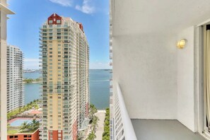 Private balcony with amazing city view!