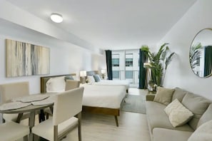 Enjoy quality time with friends and family, whether in the bedroom or living area