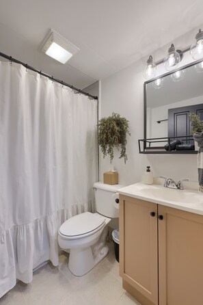 Full bathroom is located upstairs.