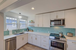 Bright and airy kitchen