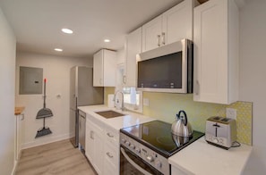 Ample kitchen space