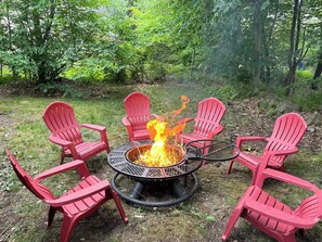 Cozy fire-pit area