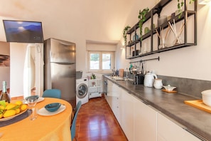 Kitchen and dining area