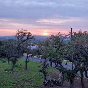 Vue depuis l’hébergement