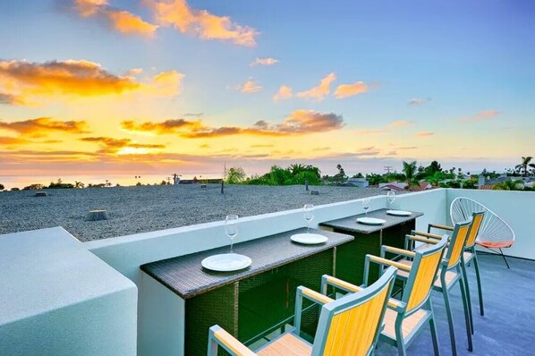 Rooftop Patio with Ocean Views