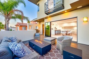 Second Floor Patio with Firepit