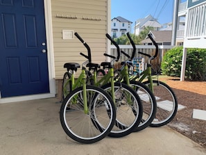 Four Adult Bikes Included