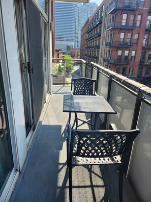 Downtown view balcony 