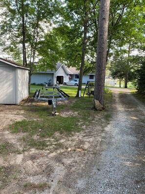 Driveway to house