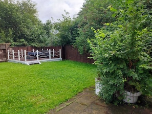 Outdoor dining area