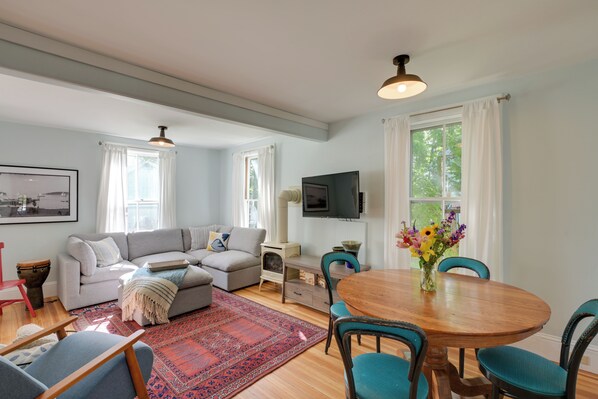 Bar Harbor Vacation Rental | 3BR | 1BA | 1,200 Sq Ft | Access Only By Stairs