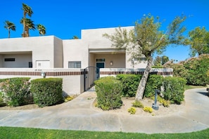 Walkway to front entrance or around back!