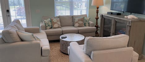 Living Room with Queen Sleeper Sofa