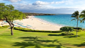 Exclusive access to two world class hotel and beaches with Mauna Kea Club privileges"