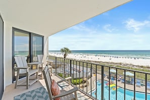Furnished Gulf Front Balcony