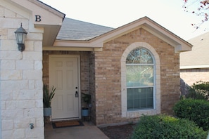 Inviting Entrance.