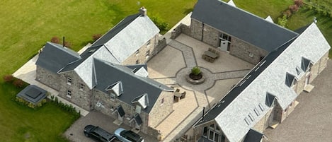 Arial view of Kipney Hunting Lodge