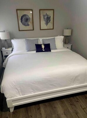 Bedroom with king bed