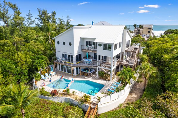 Every splash is a celebration of seaside living at the heated private pool!