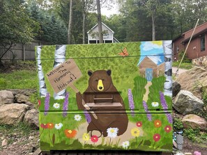 Let Bubba the Bear welcome you and your family to our home!