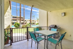 Private Patio | Pool View