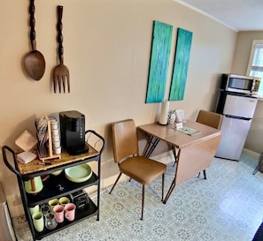 Kitchenette and dining area.