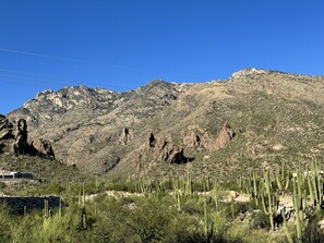 Mountain view from patio