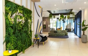 Relax at the lounge area.