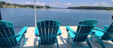 Expansive view from your dock sitting area