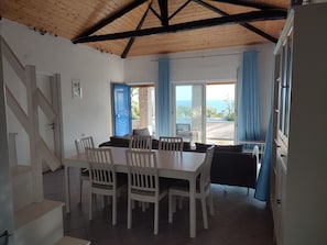 Dining with sea views