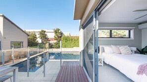 Bedroom with pool access 