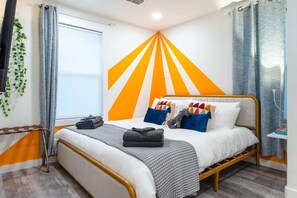 Colourful King Bedroom