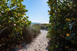 Private beach access