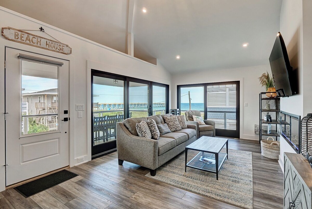 Experience Ocean and Pier Views at this Modern Luxury Beach House Unit A upper l