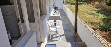 Terrace with garden