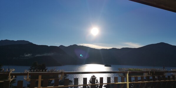 Blick von der Unterkunft