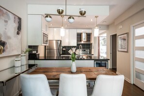 Handmade dining set made from reclaimed wood - Ample dining space for all the family!