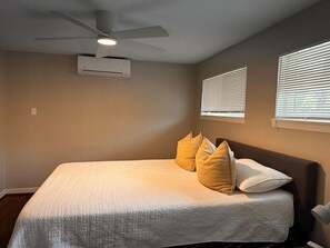 This bedroom exudes warmth, elegance, and comfort in every detail.