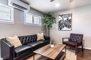 Versatile living space with a comfortable sofa bed