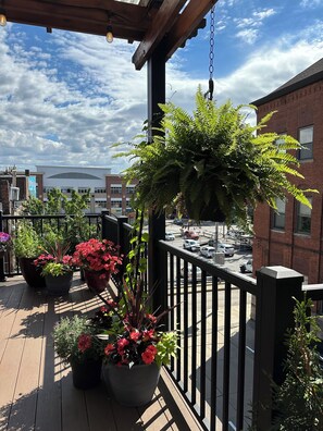 view from your private rooftop deck